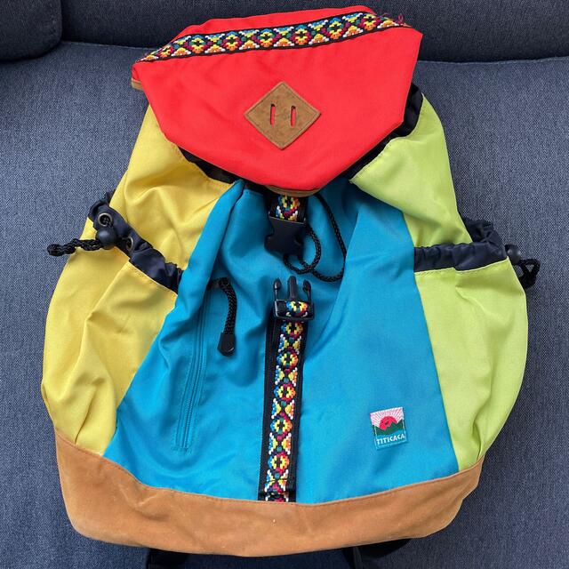 titicaca(チチカカ)の【zarucoさん専用】リュック　キャンプ　TITICACA レディースのバッグ(リュック/バックパック)の商品写真