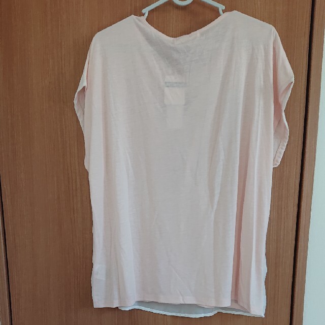 しまむら(シマムラ)のTシャツ シフォン素材  大きいサイズ  夏服 レディースのトップス(Tシャツ(半袖/袖なし))の商品写真