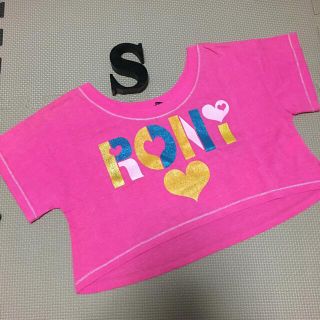 ロニィ(RONI)の10🌸新品🌸サンプルRONI🌸ショート丈Tシャツ🌸S大きめ(Tシャツ/カットソー)