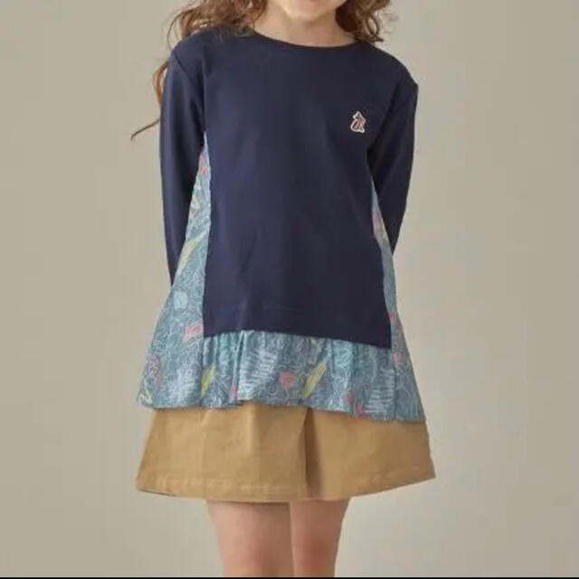 Paul Smith(ポールスミス)のポールスミスRabbitflowerドッキング長袖Tシャツ120 キッズ/ベビー/マタニティのキッズ服女の子用(90cm~)(Tシャツ/カットソー)の商品写真