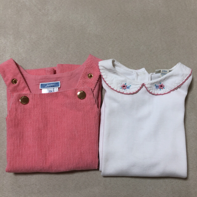 Jacadi(ジャカディ)のジャンパースカート キッズ/ベビー/マタニティのキッズ服女の子用(90cm~)(ワンピース)の商品写真