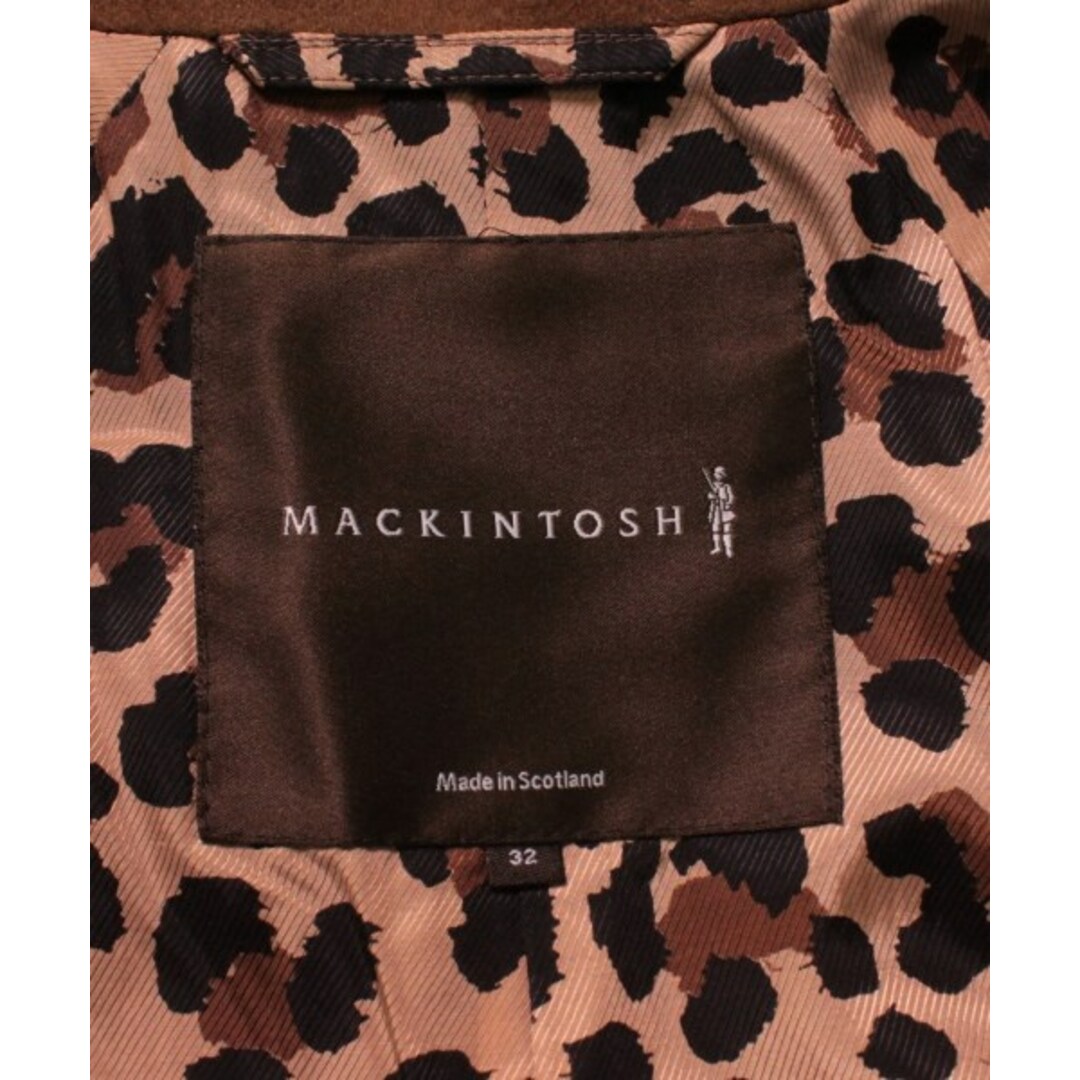 MACKINTOSH(マッキントッシュ)のMACKINTOSH マッキントッシュ トレンチコート 32(XXS位) 茶 【古着】【中古】 レディースのジャケット/アウター(トレンチコート)の商品写真