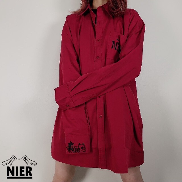 NieR BURGUNDY SHIRT