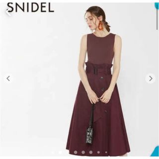 スナイデル(SNIDEL)のSNIDEL スナイデル ニットコンビトレンチワンピース(ひざ丈ワンピース)