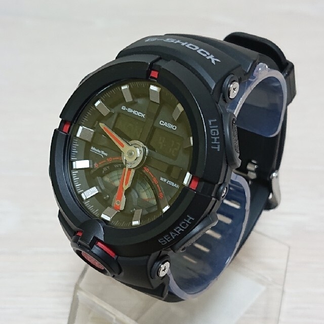 良品【CASIO/G-SHOCK】デジアナ メンズ腕時計GA-500-1A4JF