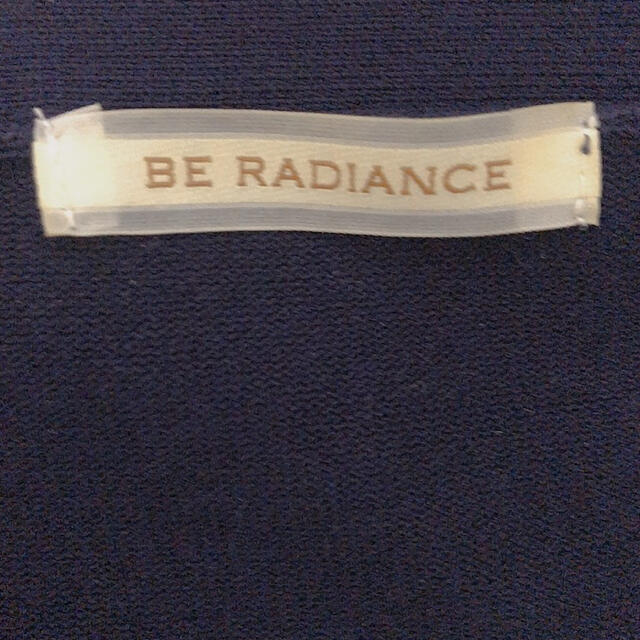 BE RADIANCE(ビーラディエンス)のカーディガン ネイビー レディースのトップス(カーディガン)の商品写真