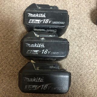 マキタ(Makita)の⭐️18ボルト6アンペア2個5アンペア1個ジャンク品(メンテナンス用品)