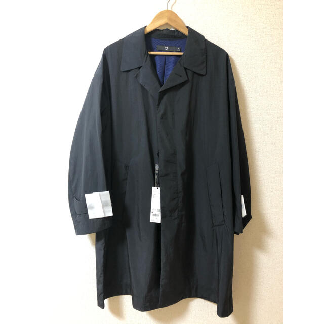 くらしを楽しむアイテム - UNIQLO UNIQLO 新品未使用 ブラック M オーバーサイズステンカラーコート +J ステンカラーコート