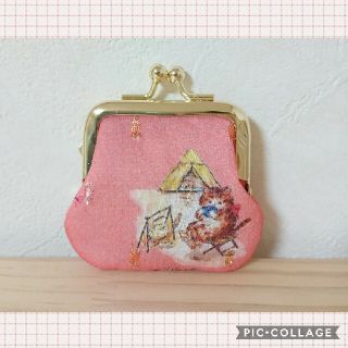 フランシュリッペ(franche lippee)のミニがま口＊なつやすみ＊キャンプ＊(ポーチ)