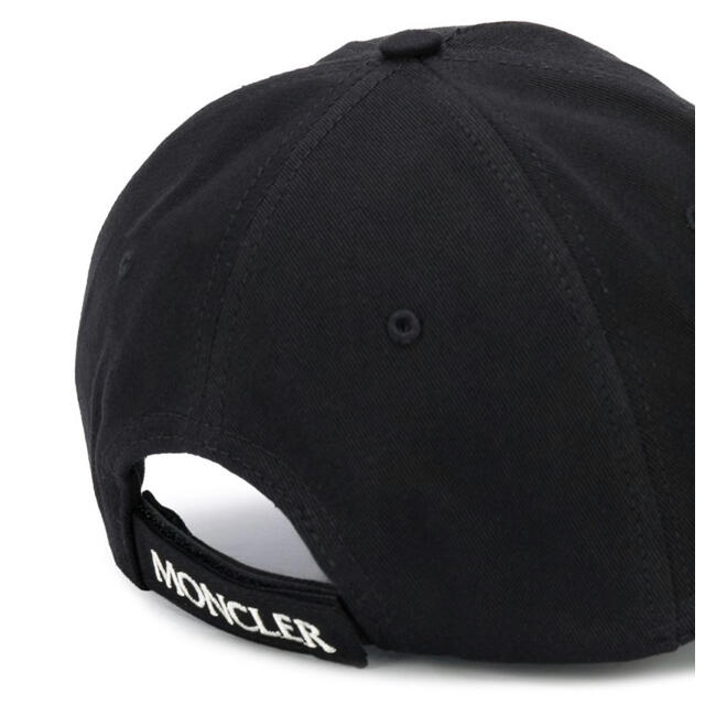 MONCLER(モンクレール)の【新品】MONCLER モンクレール キャップ ブラック レディースの帽子(キャップ)の商品写真