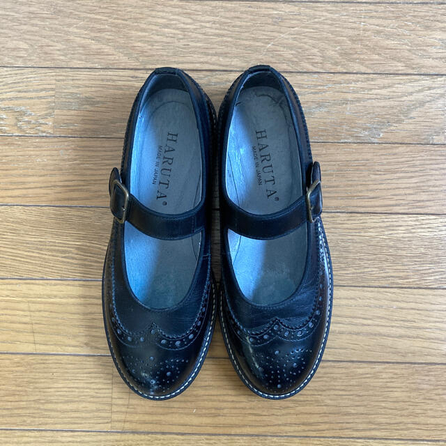 HARUTA(ハルタ)のHARUTA ハルタ　ウィングチップストラップシューズ　ブラック レディースの靴/シューズ(ローファー/革靴)の商品写真