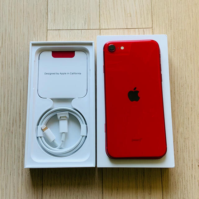 【美品】Apple iPhone SE 第2世代 64GB レッド　SIMフリー