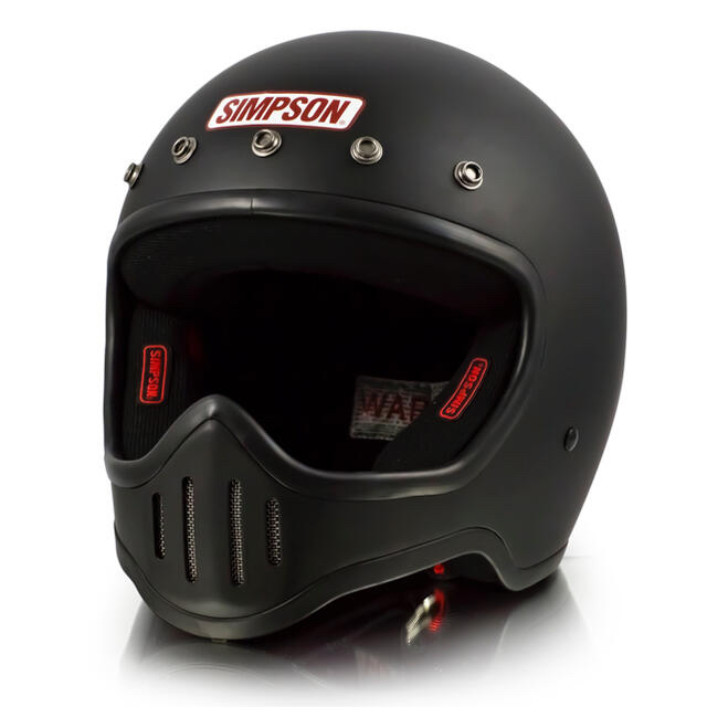 シンプソン　SIMPSON M-50 マットブラック　ヘルメットヘルメット/シールド