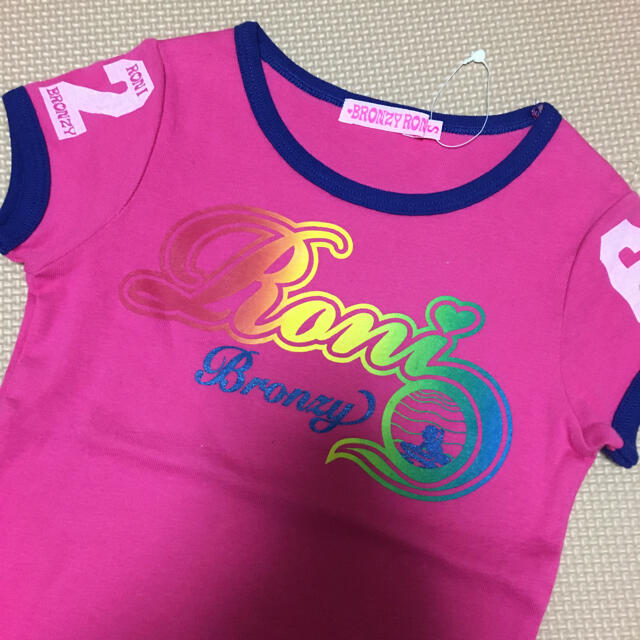 RONI(ロニィ)の19🌸新品🌸サンプルRONI🌸濃いピンクTシャツ🌸S キッズ/ベビー/マタニティのキッズ服女の子用(90cm~)(Tシャツ/カットソー)の商品写真