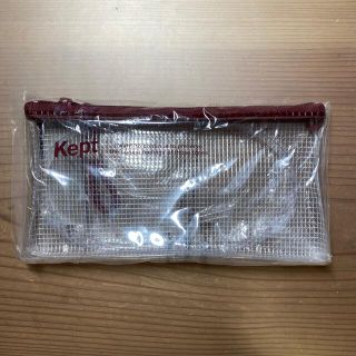 【新品・未使用】Kept クリアペンケース レッド(ペンケース/筆箱)