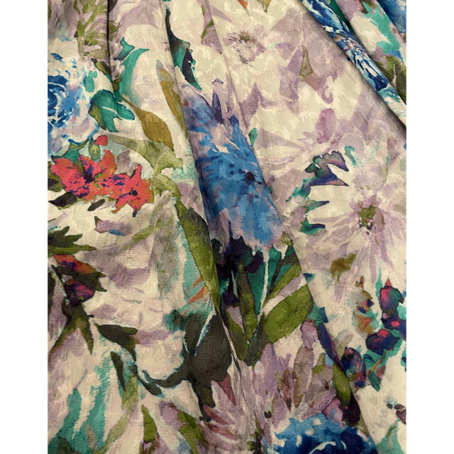 STRAWBERRY-FIELDS(ストロベリーフィールズ)のストロベリーフィールズ　花柄ワンピース　ドレス レディースのワンピース(ひざ丈ワンピース)の商品写真