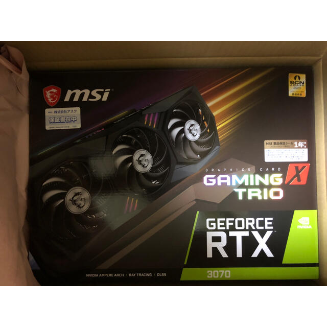 GeForce RTX 3070 GAMING X TRIO スマホ/家電/カメラのPC/タブレット(PCパーツ)の商品写真