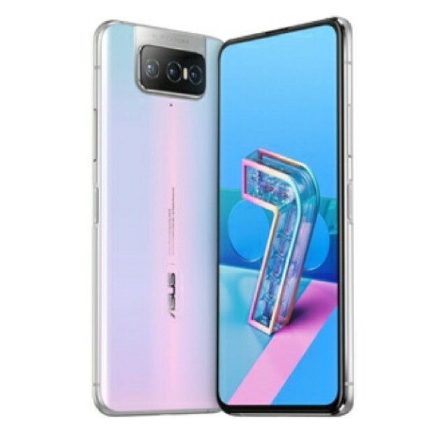 ANDROID(アンドロイド)の新品　ZenFone7 5G 8/128GB ZS670KS パステルホワイト スマホ/家電/カメラのスマートフォン/携帯電話(スマートフォン本体)の商品写真