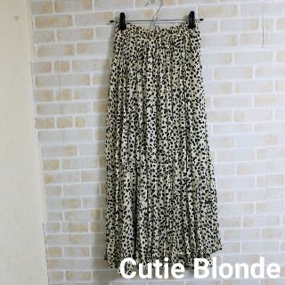 キューティーブロンド(Cutie Blonde)の【本日削除/最終値下げ】Cutie Blonde レオパード ロングスカート(ロングスカート)