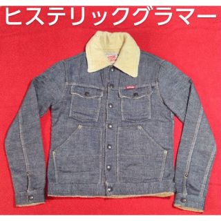 ヒステリックグラマー(HYSTERIC GLAMOUR)のヒステリックグラマー■Gジャン■ランチ■パイルボア■ガーゼ地■レディース■S(Gジャン/デニムジャケット)