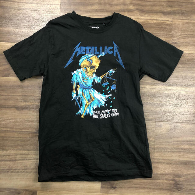 Metallica メタリカ Tシャツ 半袖 ブラック L バンド tシャツの通販 by ...