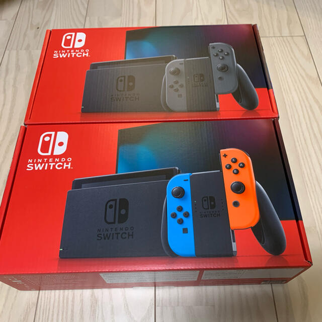 100％品質 Nintendo Switch - 印無し Switch 2台セット スイッチ 家庭