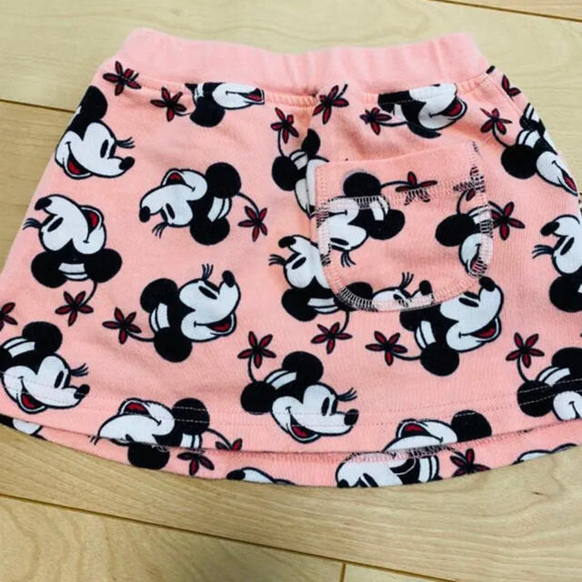 Disney(ディズニー)のミニーマウス キッズ スカート 80 キッズ/ベビー/マタニティのベビー服(~85cm)(スカート)の商品写真