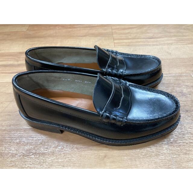 HARUTA(ハルタ)のハルタ コインローファー (本革製) 黒24.5cm、4E メンズの靴/シューズ(スリッポン/モカシン)の商品写真