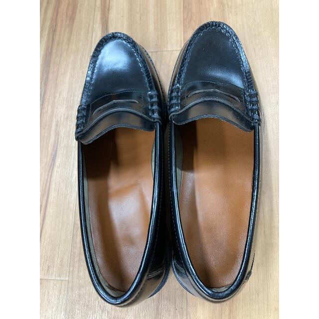HARUTA(ハルタ)のハルタ コインローファー (本革製) 黒24.5cm、4E メンズの靴/シューズ(スリッポン/モカシン)の商品写真