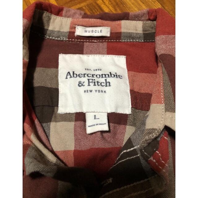 Abercrombie&Fitch(アバクロンビーアンドフィッチ)のAbercrombie & Fitch⭐︎アバクロ　チェックシャツ⭐︎L メンズのトップス(シャツ)の商品写真