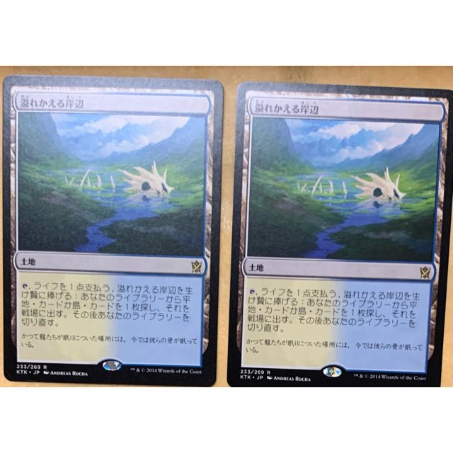 溢れかえる岸辺 ２枚セット★MTG★マジックザギャザリング★