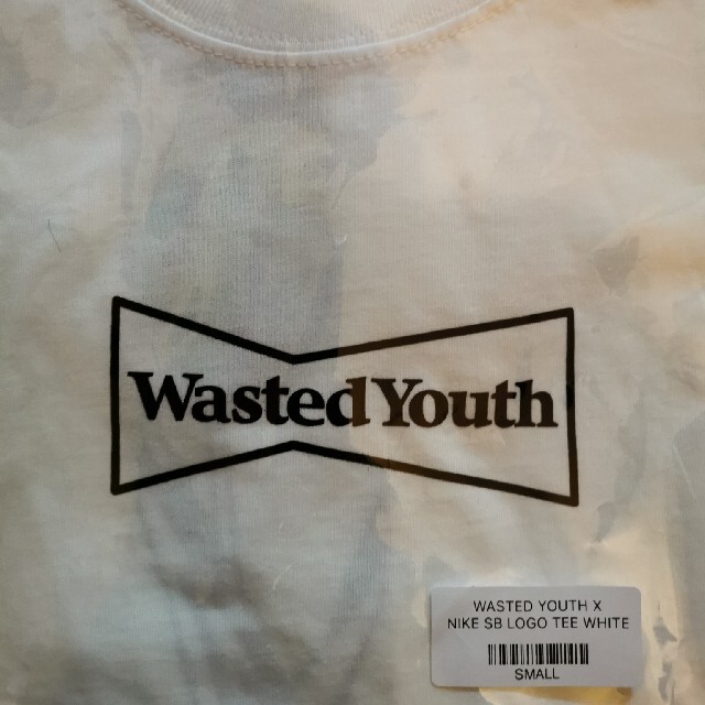 wasted youth nike sb LOGO TEE WHITE 白S