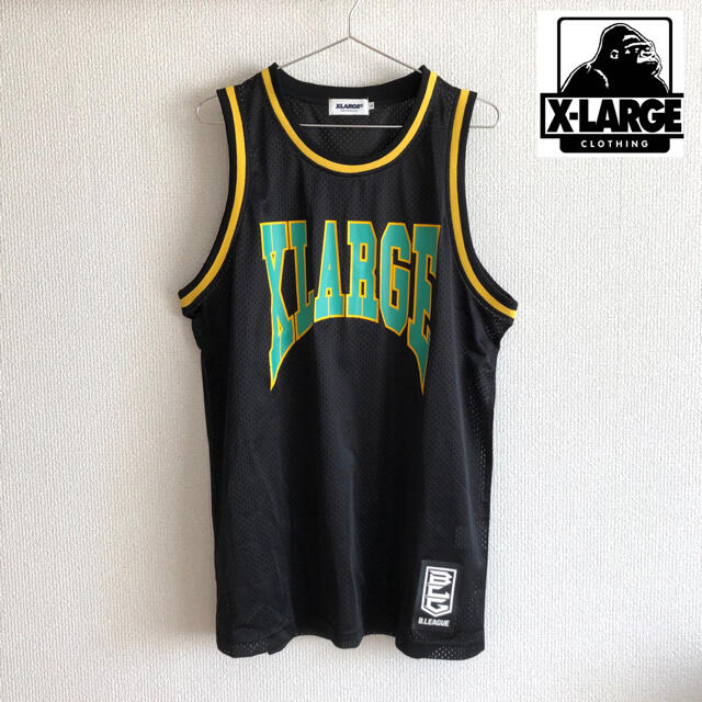 良好品】 XLARGE エクストララージ タンクトップ バスケユニホーム 91