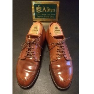 オールデン(Alden)の［激レア］Alden オールデン Vチップ ウィスキーコードバン 7.5(ドレス/ビジネス)