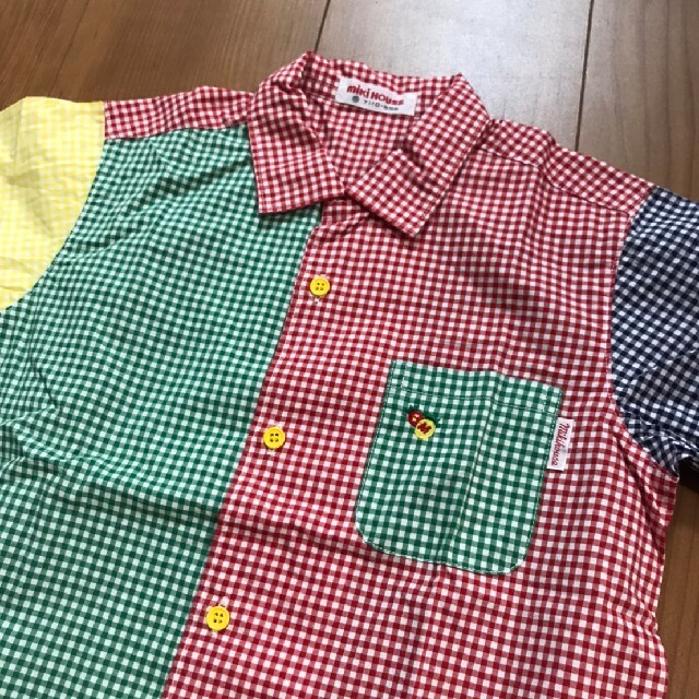 mikihouse(ミキハウス)のミキハウスシャツ110 セット キッズ/ベビー/マタニティのキッズ服男の子用(90cm~)(ブラウス)の商品写真