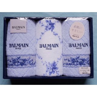 バルマン(BALMAIN)の【BALMAIN】フェイスタオル③枚セット(新品未使用)(タオル/バス用品)