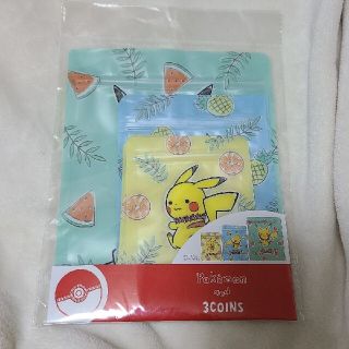 スリーコインズ(3COINS)の3COINS ポケモン ジップロック(収納/キッチン雑貨)