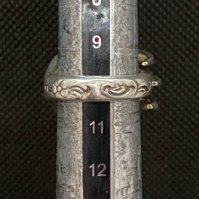 アンティーク リング スプーンリング 10号 調可 フォーク アメリカ 1789 メンズのアクセサリー(リング(指輪))の商品写真