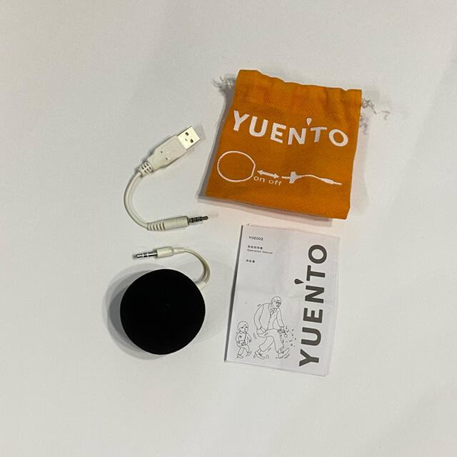 I.D.E.A international(イデアインターナショナル)のYUENTO ミュージックバルーン YOE003 ブラック 黒 スマホ/家電/カメラのオーディオ機器(スピーカー)の商品写真