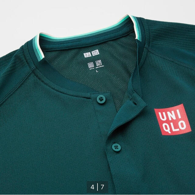 UNIQLO - ユニクロ RFドライEXポロシャツ ロジャーフェデラー Lサイズ