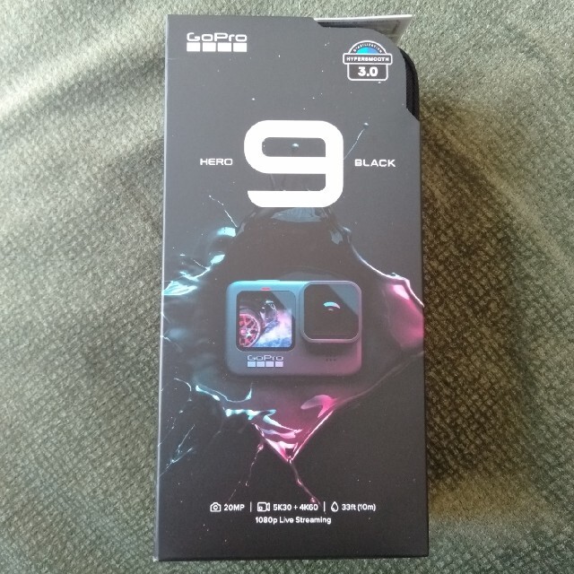 GoPro(ゴープロ)の【新品・未開封】GoPro HERO9 BLACK CHDHX-901-FW スマホ/家電/カメラのカメラ(コンパクトデジタルカメラ)の商品写真