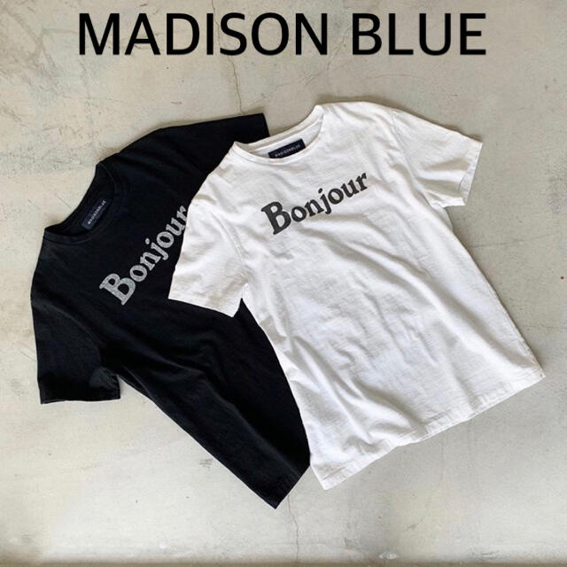 【MADISON BLUE 】Bonjour SHORT SLEEVE TEETシャツ(半袖/袖なし)