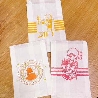 台湾の紙袋/ 雑貨　防油袋　耐油紙 紙袋(ショップ袋)