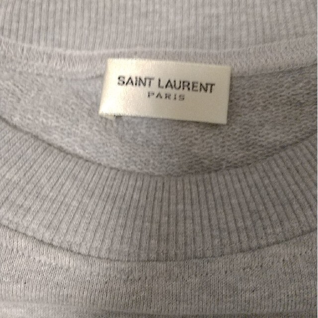 Saint Laurent(サンローラン)のSAINT LAURENT PARIS 17SS カレッジロゴプリントトレーナー メンズのトップス(スウェット)の商品写真