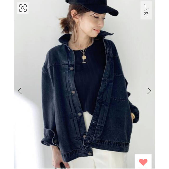 L'Appartement DEUXIEME CLASSE(アパルトモンドゥーズィエムクラス)の【STAMMBAUM/シュタンバウム】DENIM JACKET レディースのジャケット/アウター(Gジャン/デニムジャケット)の商品写真