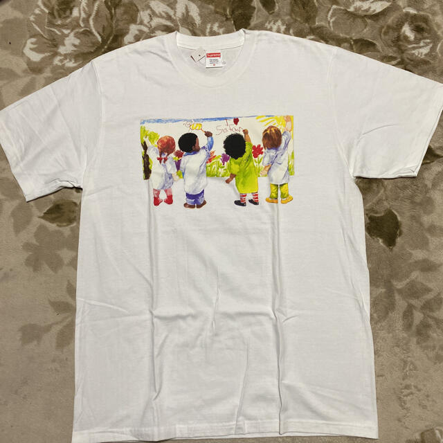 トップス19ss Supreme Kids Tシャツ キッズ　tee 白　m ホワイト