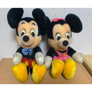 ディズニー(Disney)のミッキー ミニー ぬいぐるみ レア(ぬいぐるみ)