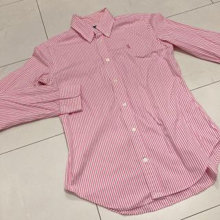 ラルフローレン(Ralph Lauren)のラルフローレン  ラルフ  ストライプ　シャツ　ブラウス　ピンク(シャツ/ブラウス(長袖/七分))