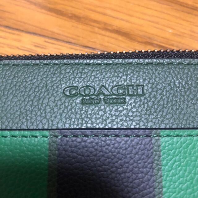 COACH(コーチ)の最終値下げ　coach メンズ　長財布　グリーン メンズのファッション小物(長財布)の商品写真