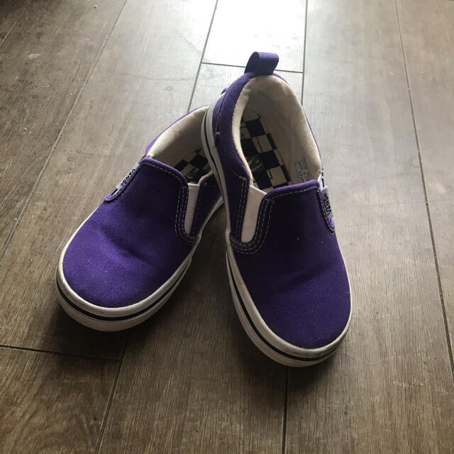 VANS(ヴァンズ)のバンズ VANS 17cm パープル キッズ/ベビー/マタニティのキッズ靴/シューズ(15cm~)(スニーカー)の商品写真